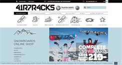 Desktop Screenshot of airtracks.de